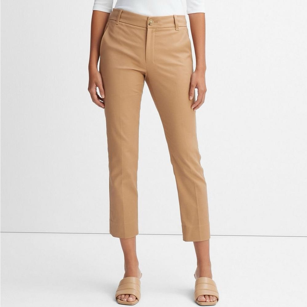 Vince Women’s Cigarette Trouser in Khaki Cream